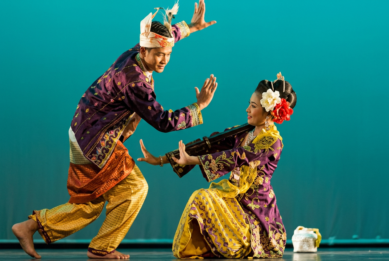 Traditional Malaysian Dancing